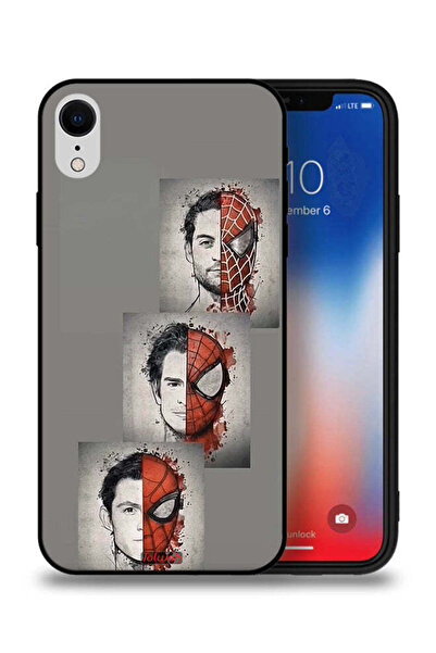 Tolwak جراب حماية لجهاز Apple iPhone XR برسومات سبايدر مان