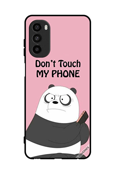 Covernex Protective Case Cover For Motorola Moto G82 Don't Touch My Phone Panda