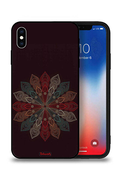 Tolwak غطاء حماية لجهاز Apple iPhone XS بتصميم زهرة ماندالا