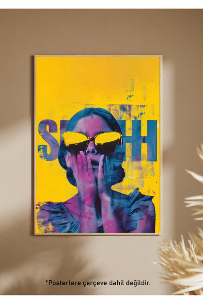 One Little Happiness SHHH Αφίσα Αισθητική Αφίσα Τοίχου , Αφίσα χωρίς πλαίσιο