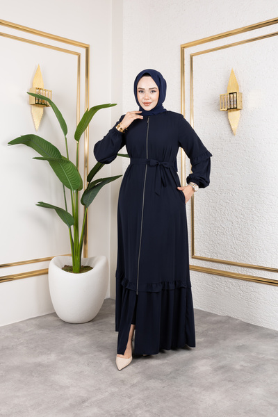 Butik Medina Silk Ruffle Detail Feracce