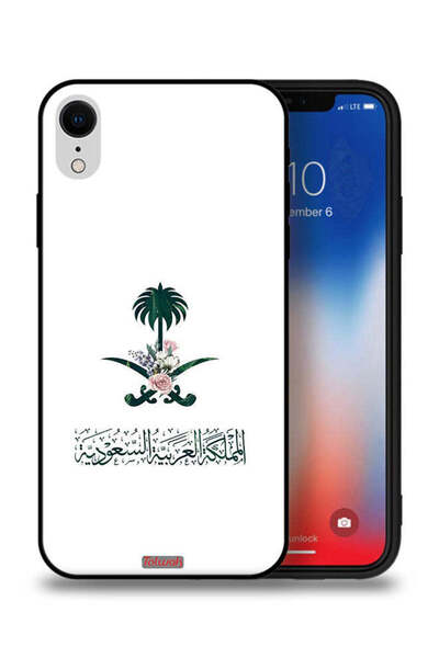 Tolwak غطاء حماية لجهاز Apple iPhone XR بشعار المملكة العربية السعودية وعلامة...