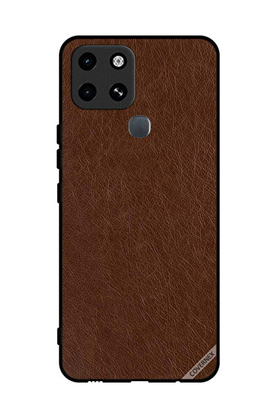 Covernex غطاء حماية لهاتف إنفينيكس سمارت 6 بنقشة جلد