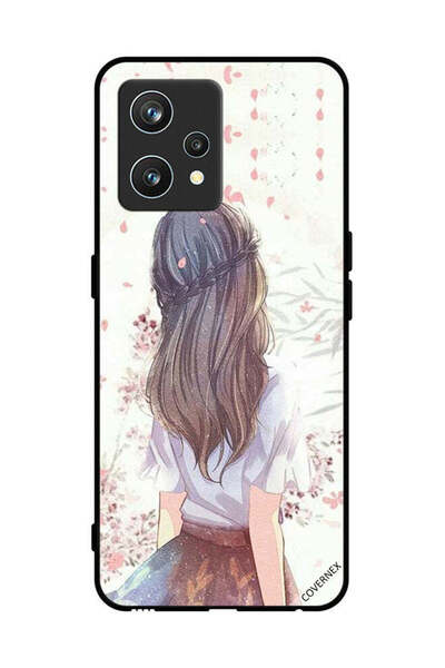 Covernex غطاء حماية لهاتف Realme 9 Pro Plus فتاة لطيفة في تفكير عميق