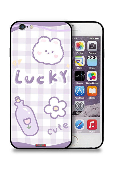 Tolwak جراب حماية لجهاز Apple iPhone 6 Plus/6s Plus بتصميم Lucky Cute