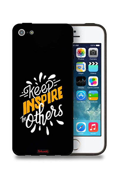 Tolwak جراب حماية لهاتف Apple iPhone 5/5s/SE - حافظ على إلهام الآخرين