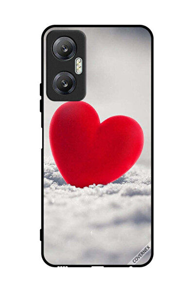Covernex غطاء حماية لهاتف Infinix Hot 20 بتصميم قلب أحمر جميل