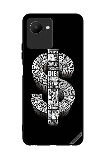 Covernex غطاء حماية لهاتف Realme C30s بطبعة دولار الخط