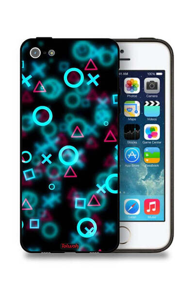 Tolwak جراب حماية Apple iPhone 5/5s/SE بأيقونات لعبة Squid صغيرة