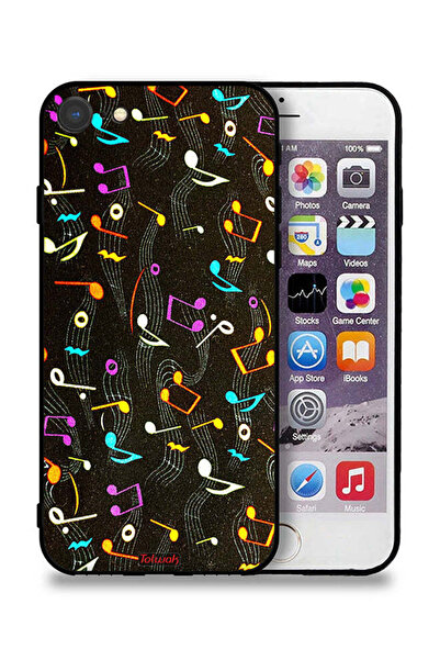 Tolwak جراب حماية Apple iPhone SE (2022) بنمط قماش موسيقي