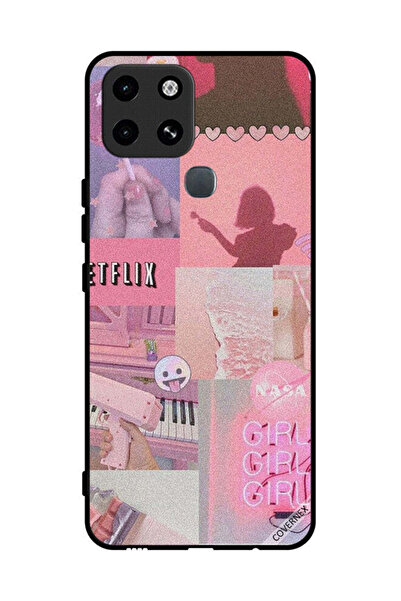 Covernex غطاء حماية لهاتف إنفينيكس سمارت 6 - مشبك فني للبنات