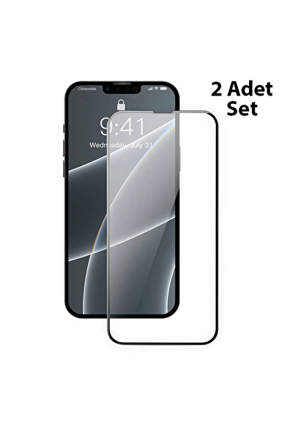 Magne واقي شاشة زجاجي منحني بالكامل متوافق مع هاتف iPhone 13 Mini بسمك 0.23 م...