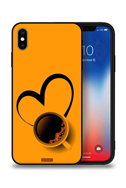 Tolwak جراب حماية لجهاز Apple iPhone XS بتصميم فن فنجان القهوة