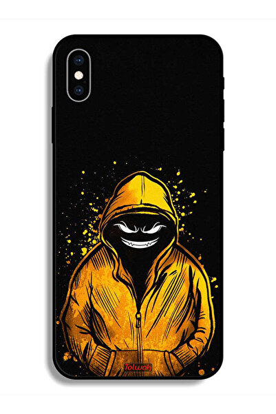 Tolwak جراب حماية لهاتف Apple iPhone X بتصميم رسمة مارشميلو بوي