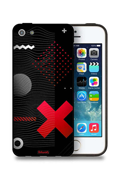 Tolwak غطاء حماية لجهاز Apple iPhone 5/5s/SE بعلامة الصليب