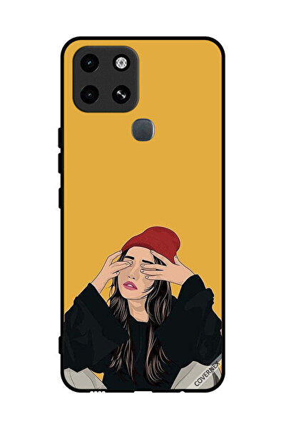 Covernex غطاء حماية لهاتف إنفينيكس سمارت 6 - فتاة حزينة