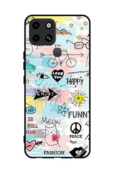 Covernex غطاء حماية لهاتف Infinix Smart 6 Doodle Meow Enjoy