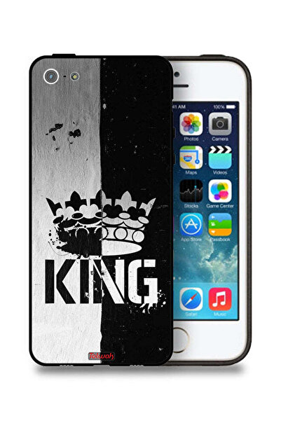 Tolwak جراب حماية لجهاز Apple iPhone 5/5s/SE King Vintage