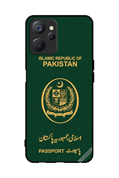 Covernex غطاء حماية لهاتف Realme 9i 5G بنمط جواز سفر باكستاني