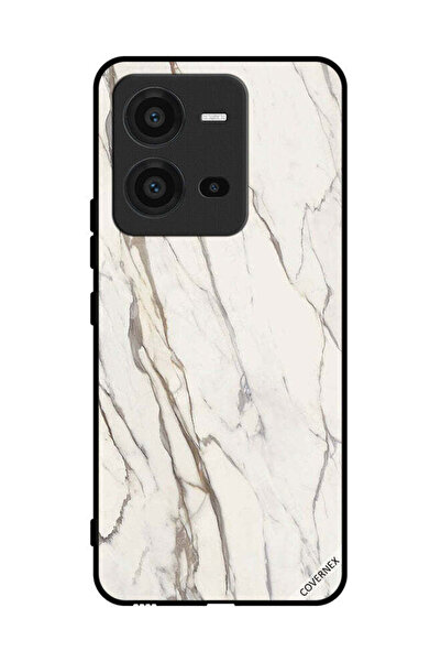 Covernex غطاء حماية لهاتف فيفو V25 بنمط رخامي