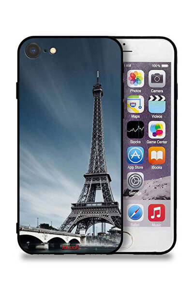 Tolwak غطاء حماية لجهاز Apple iPhone 8 بتصميم برج إيفل