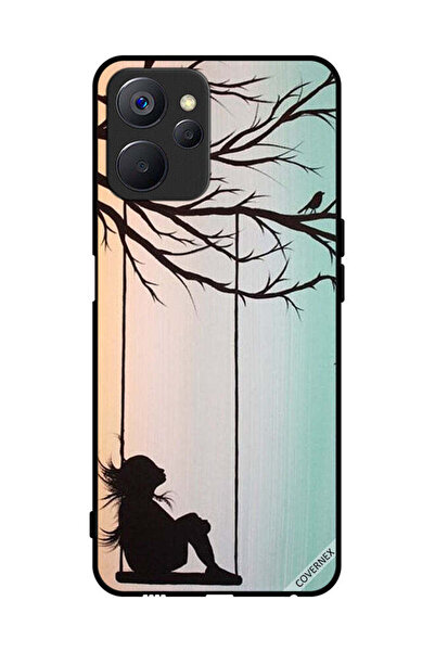 Covernex غطاء حماية لهاتف Realme 9i 5G رسمة فنية لفتاة صغيرة حزينة