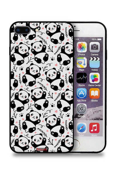 Tolwak غطاء حماية لجهاز Apple iPhone 7 Plus بنمط الباندا