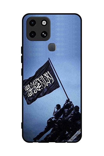Covernex غطاء حماية لهاتف إنفينيكس سمارت 6 - جنود رايزنج - علم المملكة العربي...