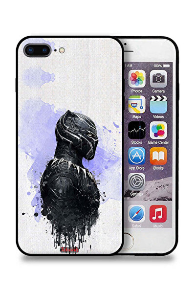 Tolwak غطاء حماية لجهاز Apple iPhone 7 Plus باللون الأسود النمري