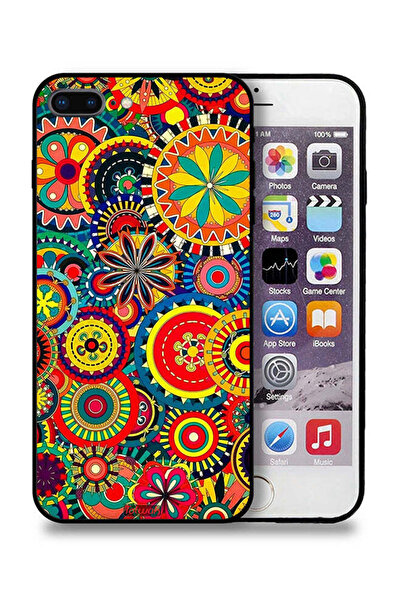 Tolwak جراب حماية لجهاز Apple iPhone 8 Plus بنمط ماندالا ملون