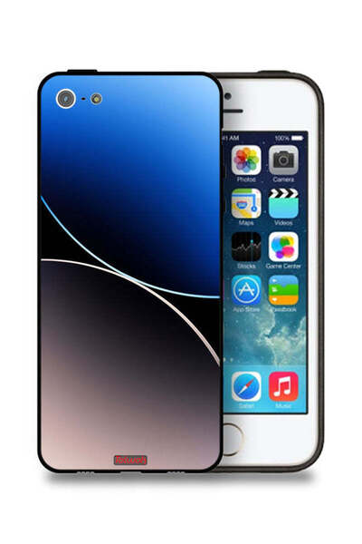 Tolwak غطاء حماية بنمط خطوط منحنية لهاتف Apple iPhone 5/5s/SE