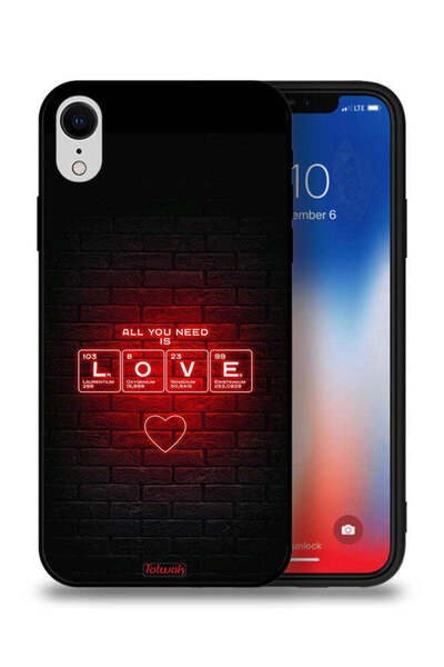 Tolwak جراب حماية لجهاز Apple iPhone XR كل ما تحتاجه هو الحب