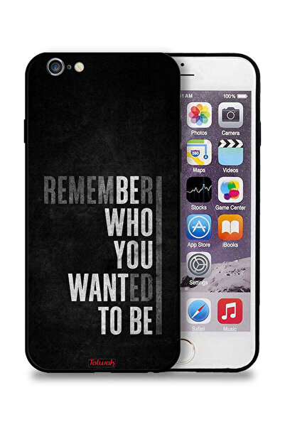 Tolwak جراب حماية لجهاز Apple iPhone 6 Plus/6s Plus تذكر من أردت أن تكون