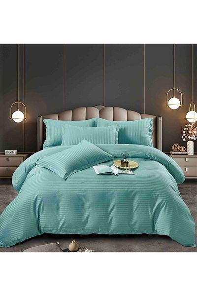 CHIRASO CHIRASO Premium Damask Bedding, 6 Pieces, Classic Sheet 230x250 cm, 4 Pillowcases