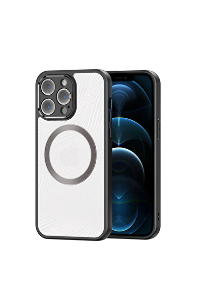 teknoparkx حافظة Dux Ducis لهاتف iPhone 12 Pro Max من سلسلة Aimo Mag Safe Pre...
