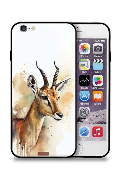 Tolwak غطاء حماية لجهاز Apple iPhone 6 Plus/6s Plus بطبعة غزال تجريدي