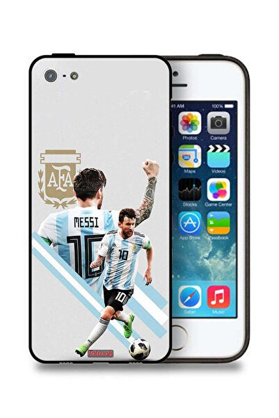 Tolwak جراب حماية لهاتف Apple iPhone 5/5s/SE برسومات ليو ميسي