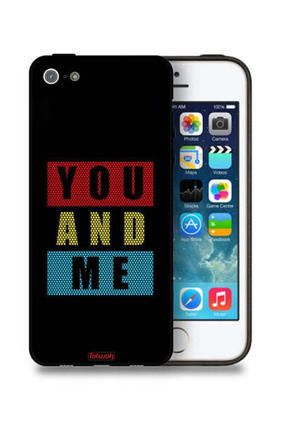 Tolwak جراب حماية لجهاز Apple iPhone 5/5s/SE - أنت وأنا