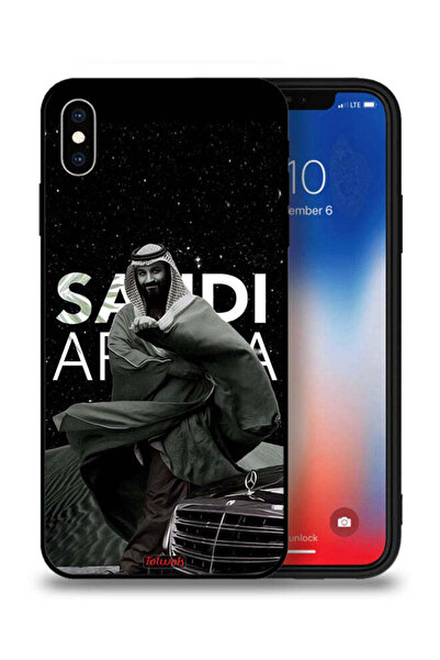 Tolwak غطاء حماية لجهاز آيفون XS ماكس من آبل ولي العهد الأمير محمد بن سلمان