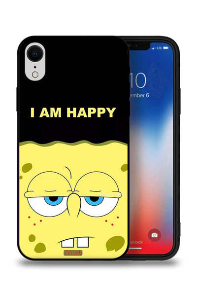 Tolwak جراب حماية لجهاز Apple iPhone XR - أنا سعيد