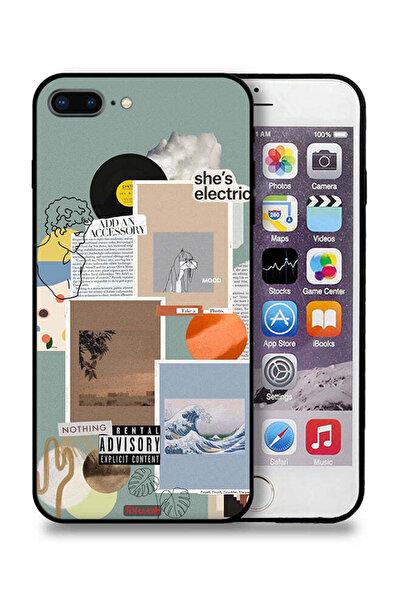 Tolwak جراب حماية لجهاز Apple iPhone 7 Plus She Is Electric