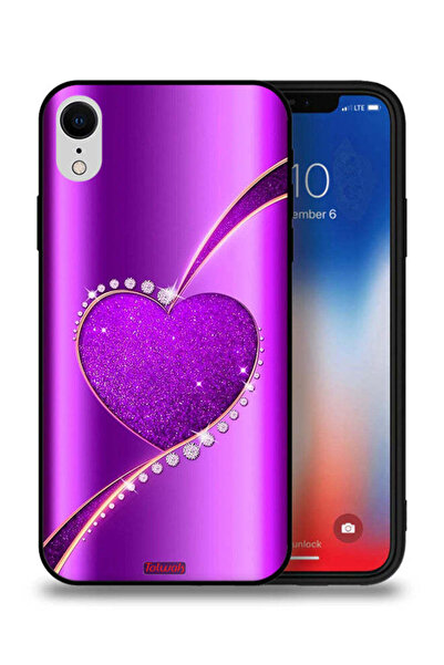 Tolwak غطاء حماية لامع على شكل قلب من Apple iPhone XR