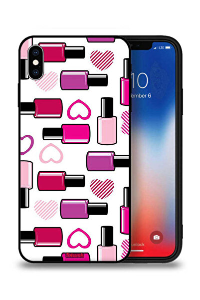 Tolwak غطاء حماية لجهاز Apple iPhone XS - أحمر شفاه محبب