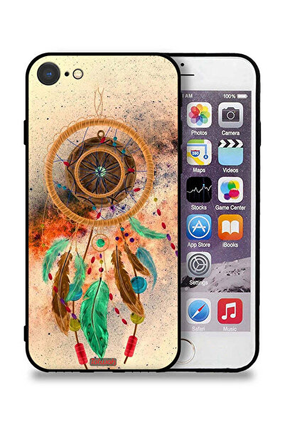 Tolwak غطاء حماية لجهاز آيفون 7 من آبل بتصميم ماندالا وريش معلق