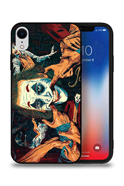 Tolwak جراب حماية لجهاز Apple iPhone XR برسومات الجوكر