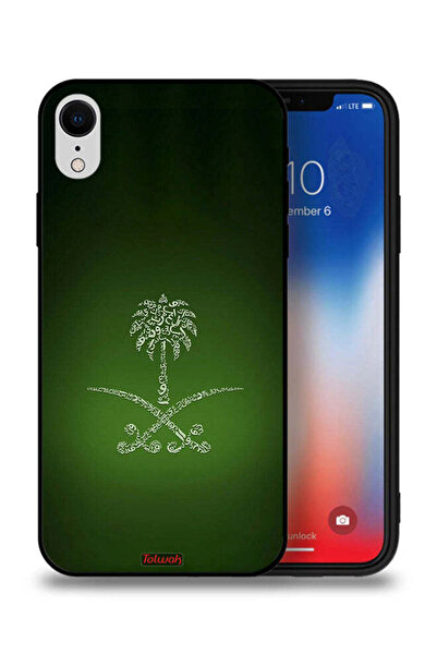 Tolwak جراب حماية لجهاز آيفون XR من آبل، لافتة المملكة العربية السعودية القديمة