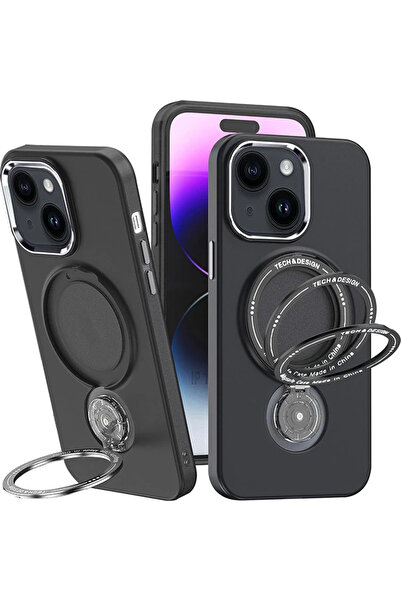 CT STONES غطاء سيليكون مغناطيسي متوافق مع ماج سيف لهاتف آيفون 15 بلس من ألي -...