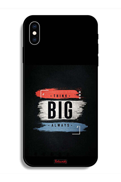Tolwak جراب حماية لجهاز Apple iPhone X - فكر دائمًا بشكل كبير