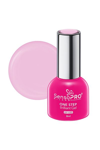SensoPRO Milano Ojă semipermanentă Brilliant într-un singur pas, 8 ml, Graceful Ballerina #12