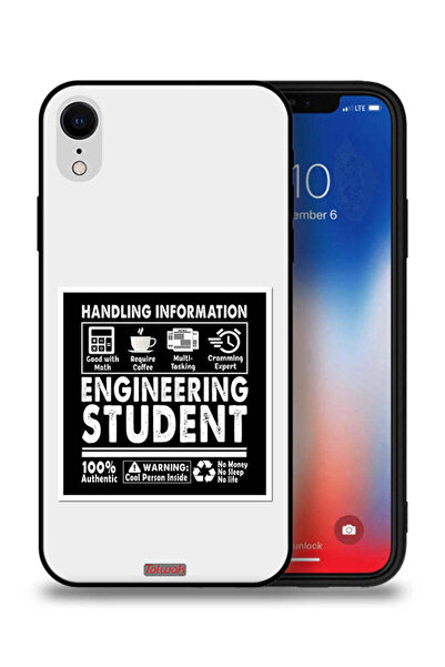 Tolwak جراب حماية لجهاز Apple iPhone XR - ملصق طالب هندسة